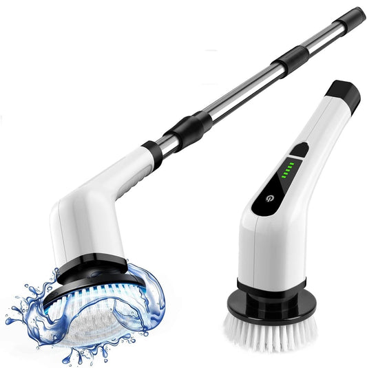 Electric Spin Scrubber, Cordless Cleaning Brush Scrubber for Home